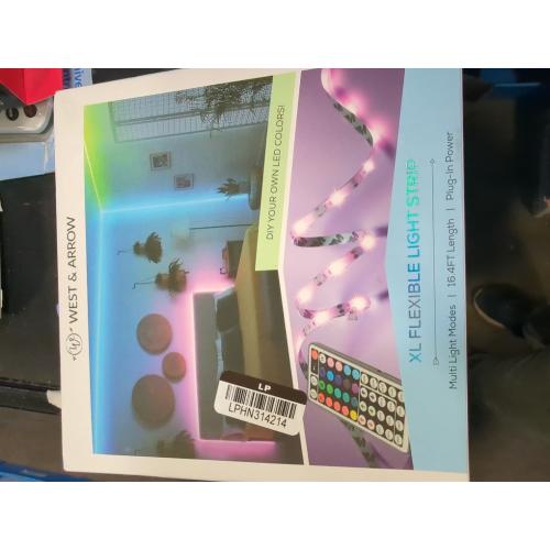 13.1' LED Flexible RGB Strip Lights - West & Arrow