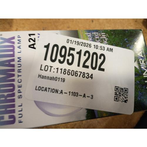 Lumiram Chromalux Full Spectrum Lamp Light Bulb 3 Way 50-100-150W Frosted - 1 ct