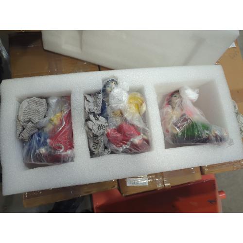 Set of 6 Size 6.6 eSplanade Resin Rajasthani Punjabi Musical Folks Showpiece Figurine Sculpture (Set of 6) | Decorative Items - Home Decor | Multicolour - 6.6 Inches (Yellow Multi)