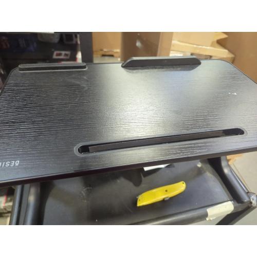 Besign LT07 Lap Desk [Extra Large], Adjustable Laptop Table, Portable Standing Bed Desk, Foldable Sofa Breakfast Tray, Notebook Computer Stand for Reading and Writing (Black)