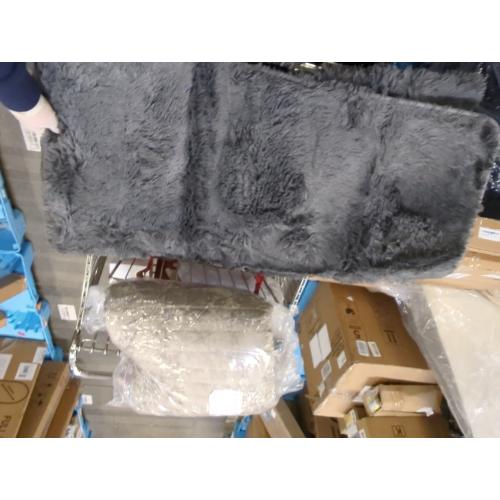 Area Rugs for Living Room, Upgrade Non-Slip Fluffy Soft Large Shag Bedroom Carpet, Grey Big Indoor Thick Nursery Rug, Gray Carpets for Boy and Girls Room Dorm Home Decor Aesthetic