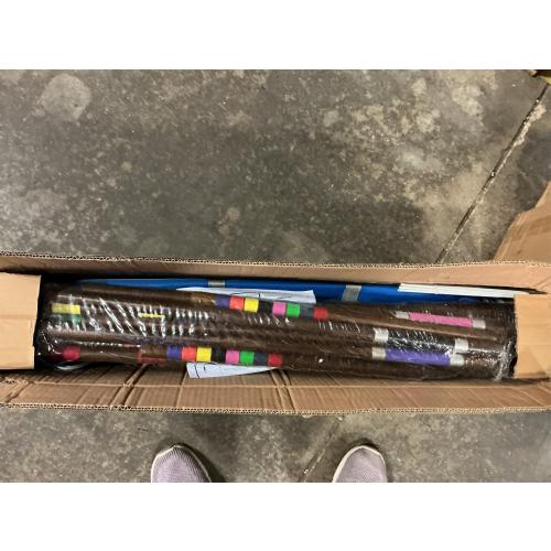 8 Players Croquet Set with 32In Regulation | 28In Standard Size Rubber Wood Mallets, Colored PE Ball, Wickets, 21In End Stakes - Lawn Backyard Game Kit for Teens/Adults/Family