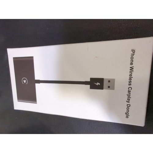 Wireless CarPlay Adapter for Apple - Stable Fast Connection for Convert Factory Wired to Wireless CarPlay Dongle Cars for iPhone - No Latency from iOS 10  to Car Display (Black)