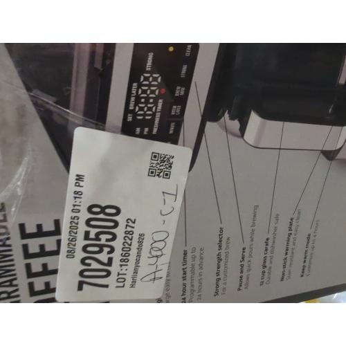 bella PRO - 12-Cup Programmable Coffee Maker - 90194 - Stainless Steel