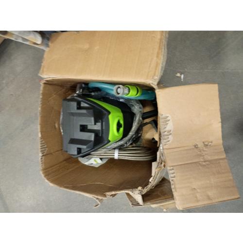 4800PSI Electric Pressure Washer- 3.8GPM High Power Washer with 33FT Hose Reel, 4 Spray Tips and Soap Bottle for Car Washing, Fence Cleaning, Patio Maintenance（Upgraded） (Green)