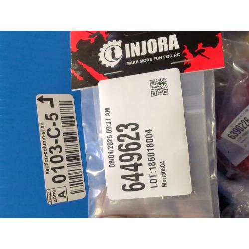 INJORA Brass Front Steering Knuckles Black RC Counterweights for 1/24 RC Crawler Axial SCX24 AX24