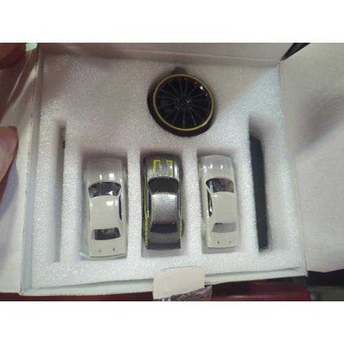 Turbo Racing 1:76 Scale Drift RC Car with Gyro Mini Full Proportional RTR 2.4GHZ Remote Control with 2 Replaceable Body Shell (C65-GREY)