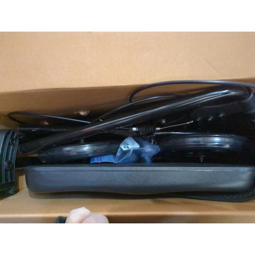 Rollator Walkers with Seat for Seniors, Foldable 8 Big Wheels All Terrain Rolling Walker, Handles and Ergonomic Seat Height Adjustable, 350 lb