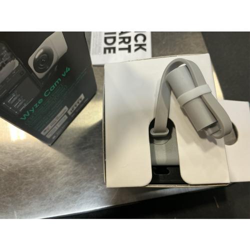 WYZE Cam v4 (Latest Model), 2.5K AI Security Camera, Indoor/Outdoor Cameras for Home Security, Baby Monitor & Pet Camera, Vibrant Color Night Vision, No Subscription Required, Free Expert Help