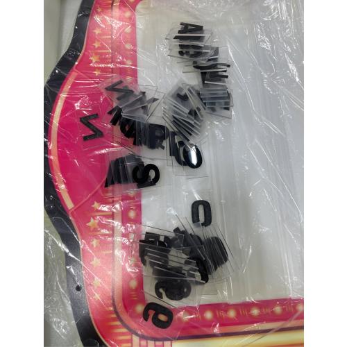 LED Letter Bottle Service Sign with Two Sets of Letters and Numbers that Can Be Freely Edited in Combination, Hand Holding Light Box Sign for Party, Bar & Night Club Birthday Parties