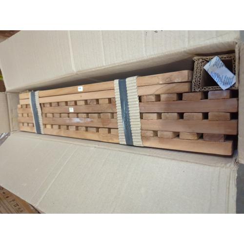 Patiojoy 3 Tier Storage Rack Brown Wood