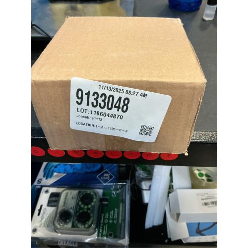 Romadedi Farmhouse Wood Riser for Display- 2 pcs Rustic Decor Mini Wooden Pedestal Decorative Round Tray for Home Table Bathroom Counter Shelf Kitchen, Brown