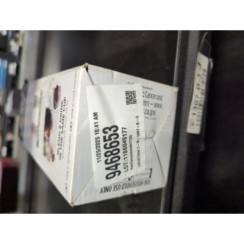 Blast 18 oz. Single Speed Portable Blender for Shakes & Smoothies, BPA Free, Rechargable, Dishwasher Safe Parts in Black