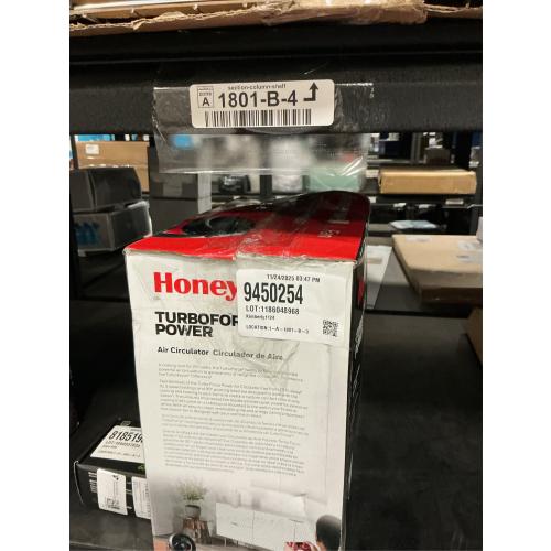 Honeywell TurboForce 11.3 in. H 3 speed Air Circulator Fan