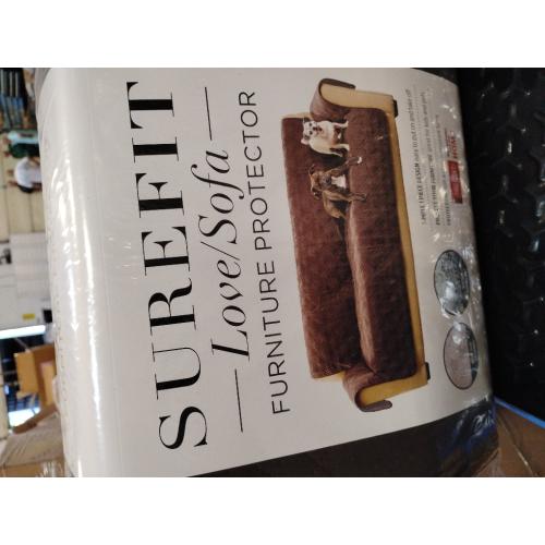 SureFit Pet Protector Sofa Furniture Cover in Chocolate