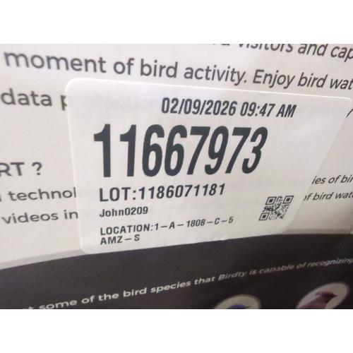 TT Nature Bird Feeder with Camera, Upgraded 1.5L Smart Birdhouse Al Identify for 10000 Plus Species, Auto Capture & Real-time Notifications, Ideal Gift for Bird Lovers (Iron Roof)