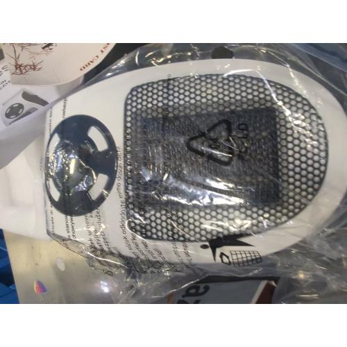 450W Space Heater, Remote Wall Outlet Electric Small Space Heater as Seen on TV with Adjustable Thermostat and Timer and Led Display, Compact for Home,Office,Bathroom