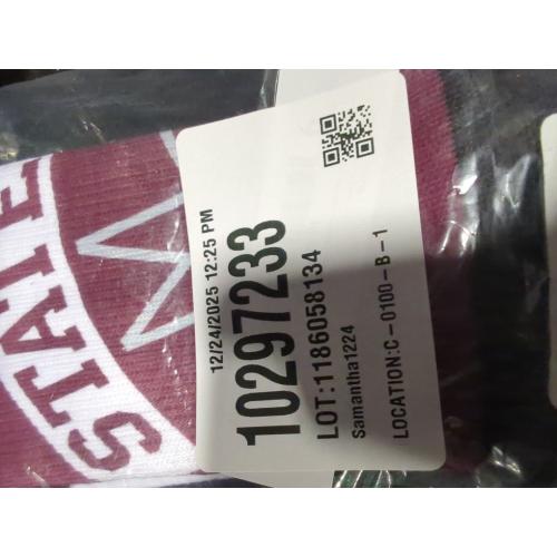 For Bare Feet NCAA Adult State and University Crew Socks - Polyester blend - Unisex - High-performance socks provide