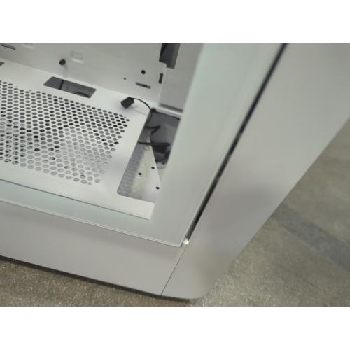 Thermaltake S200 TG ARGB Snow ATX Tempered Glass Mid Tower Gaming Computer Chassis with 120mm ARGB Lite Front Fan Pre-Installed CA-1X2-00M6WN-00