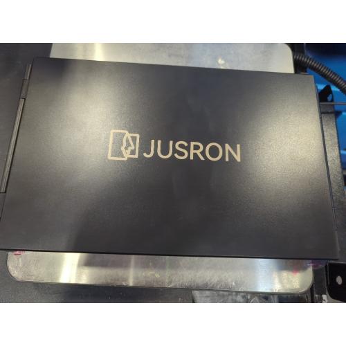 JUSRON 360 Viewing Angle Self Hair Cutting Mirror, Clear Anti-Fog HD Glass (Black Without LED Without Accessories)