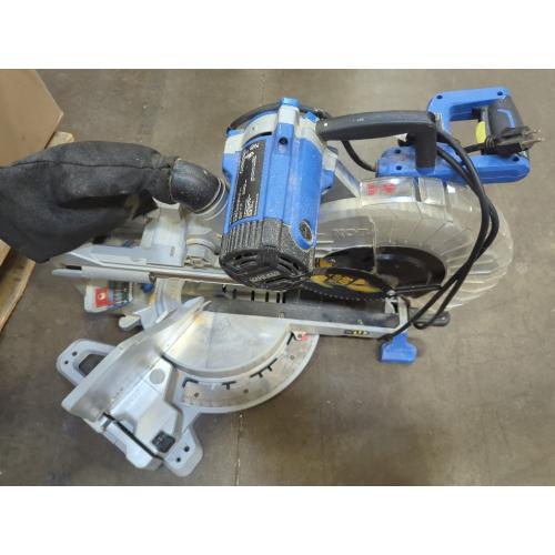 Kobalt Compact 10-in 15-Amp Dual Bevel Sliding Compound Corded Miter Saw