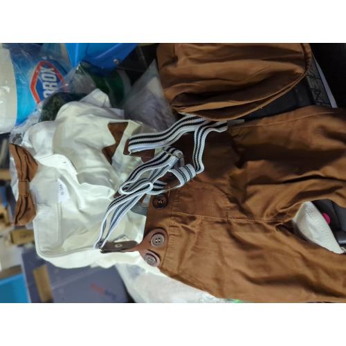 0-3 Months YALLET Baby Boy Clothes Suit Newborn Infant Gentleman Outfits, Formal Dress Shirt  Bowtie  Suspender Pants Wedding Party Set