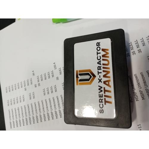 Damaged Screw Extractor Kit and Stripped Screw Extractor Set. Its A HassleFree Broken Bolt Extractor and Screw Remover Set (6 Piece Titanium)