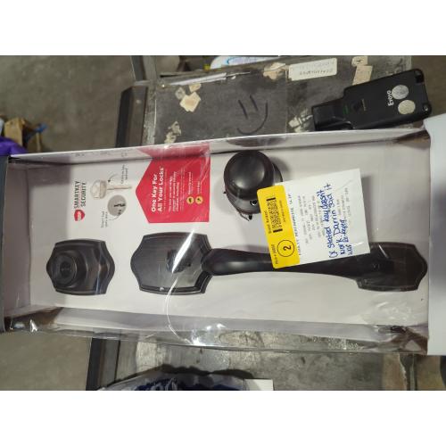 Kwikset SmartKey Belleview Venetian Bronze Handleset Right or Left Handed