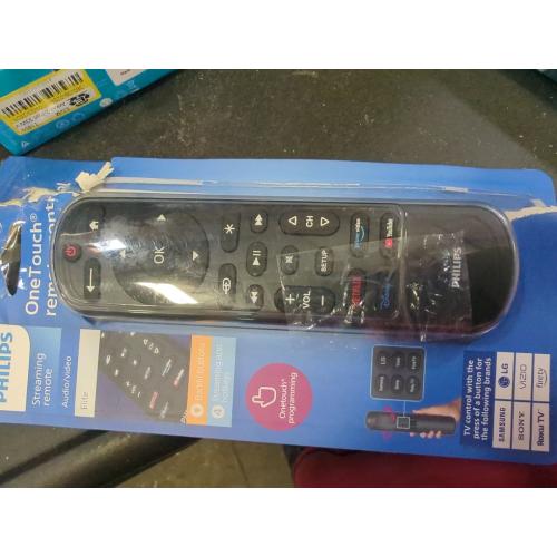 Philips One-Touch Programming Streaming Replacement Remote