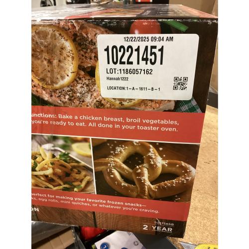 4-Slice Stainless Steel Toaster Oven