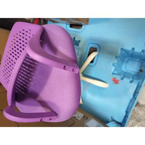 Kids Desk Chair, Adjustable Children Study Chair, Swivel Armless Mesh Task Office Chair, Computer Desk Chair with Adjustable Height & Lumbar Support (Purple)