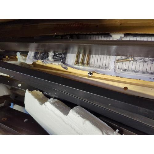 Panel Bed King Brown