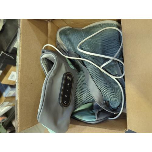 wfofmo Spark Imagine Neck Massager, 2025 New Noxa Neck and Shoulder Massager, Cordless Necks Massager with Heat, Portable Rechargeable Shiatsu Massage Device for Back, Neck & Shoulders (Beige)