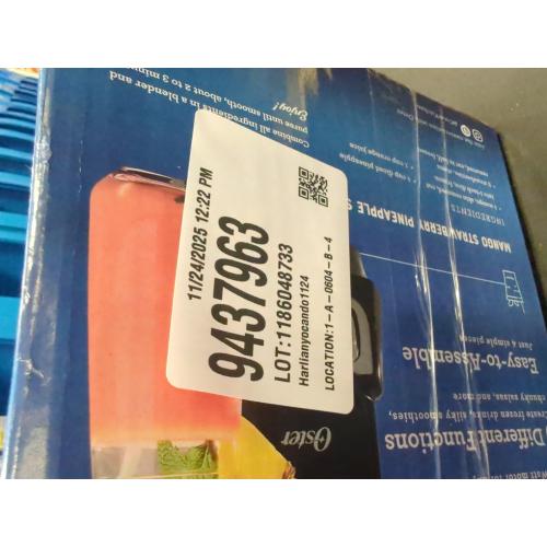 Oster Turbo 5-Speed Countertop Blender Black: Licuadora Oster, Glass Jar, 1400W, Dishwasher-Safe, 6-Cup Capacity