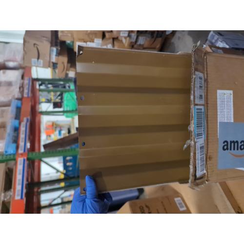 48 in. Rectangle Brown Galvanized Steel Raised Bed