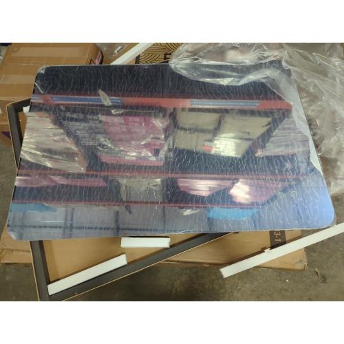 Silver Frame LED Mirror