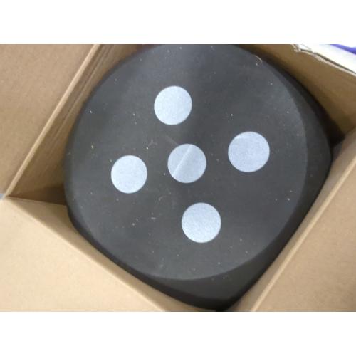 Shappy 6 Inches Foam Dice Fun Filled Large Educational Toy Kawaii Giant Dice Decorative Eva Foam Jumbo Cube Big Square Building Blocks for Game Nights Learning Sessions(Black,1 Pc)