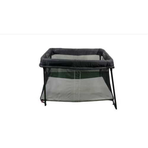 BabyBjorn Travel Crib Light Bundle with Fitted Sheet, Black