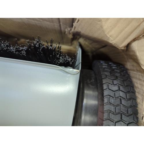 Ohio Steel 50-Inch Tow Lawn Sweeper with 26 Cu. Ft Hopper Capacity - Save Time and Effort with Fast and Efficient Sweeping