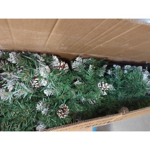 Pine cone pre-lit Christmas tree