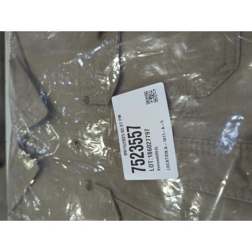 Twig Large Legendary Whitetails Men's Flannel Lined Shirt Jacket Waxed Cotton Water Resistant
