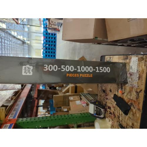 Join&Joy Jigsaw Puzzle Mat Roll Up, Rubber Saver Pad 46 x 26 , with 4 Sorting Trays & Travel Storage Bag, Portable Rollup Puzzles Keeper, Up to 1500 Pieces