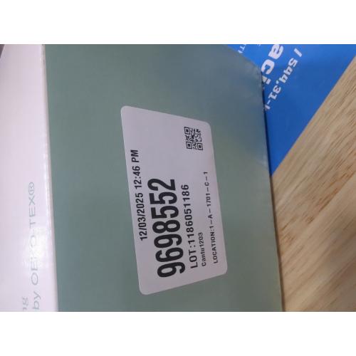 Haven Waffle Large/X-Large Organic Cotton Robe in Lunar Rock