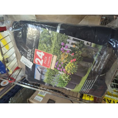 Size 5 gallon JERIA 24-Pack 5 Gallon Nonwoven Grow Bags, Plant Grow Bags，Heavy Duty Aeration Fabric Pots with Durable Handles, Come with 24 Pcs Plant Labels