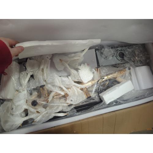 Possini Euro Design Carrine Silver Metal Rectangle Linear Pendant Chandelier 38 1/2 Wide Modern Clear Crystal Flower Vine 8-Light Fixture for Kitchen Island Dining Room House High Ceilings