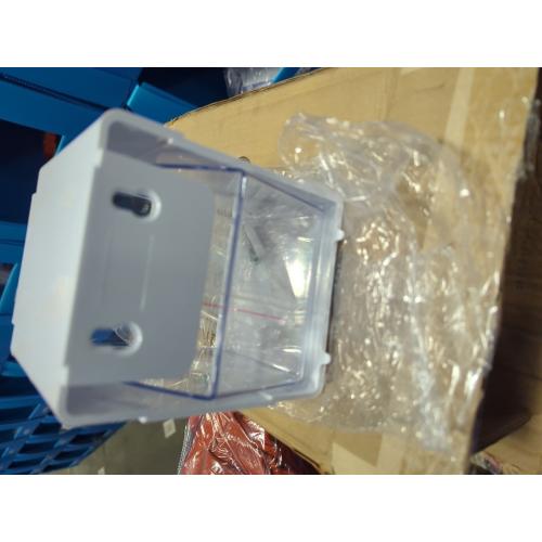 Azar Displays 300360-4PK Stackable Tilt Bin Counter Organizers, White (4-Pack)