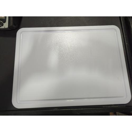 Extra-Large Plastic Cutting Board,  Dishwasher-Safe Chopping Board with Juice Groove, Non-Slip Surface, Durable, White