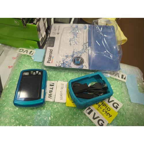 Color teal Polaroid 16MP Waterproof Digital Camera - Teal (IS048-Teal)