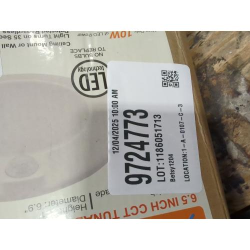 CLOUDY BAY 5 Color Motion Sensor Ceiling Light, 120V CRI90 10W,6.5 inch 2700K/3000K/3500K/4000K/5000K Selectable LED Flush Mount Fixture for Garage,Walk-in Closet,Attic,Pantry