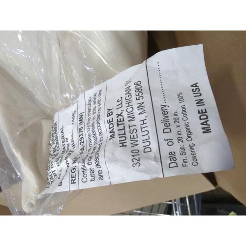 Beige Hullo Buckwheat Pillow Standard Size 20×26 • Organic, Cooling, Firm Pillows for Sleeping • Made in USA